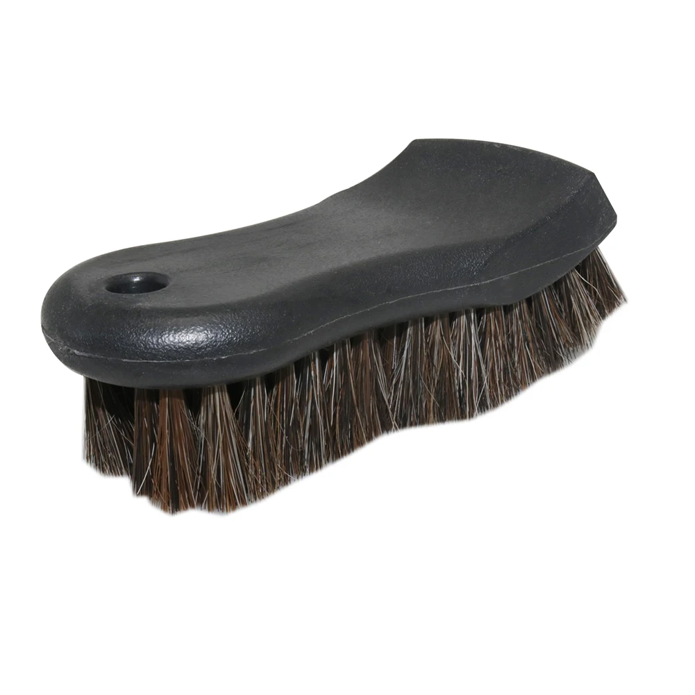 Car Interior Cleaning Brush Car Leather Brush Car Care Cleaning Brush Horsehair Car Wash Brush Tire brush