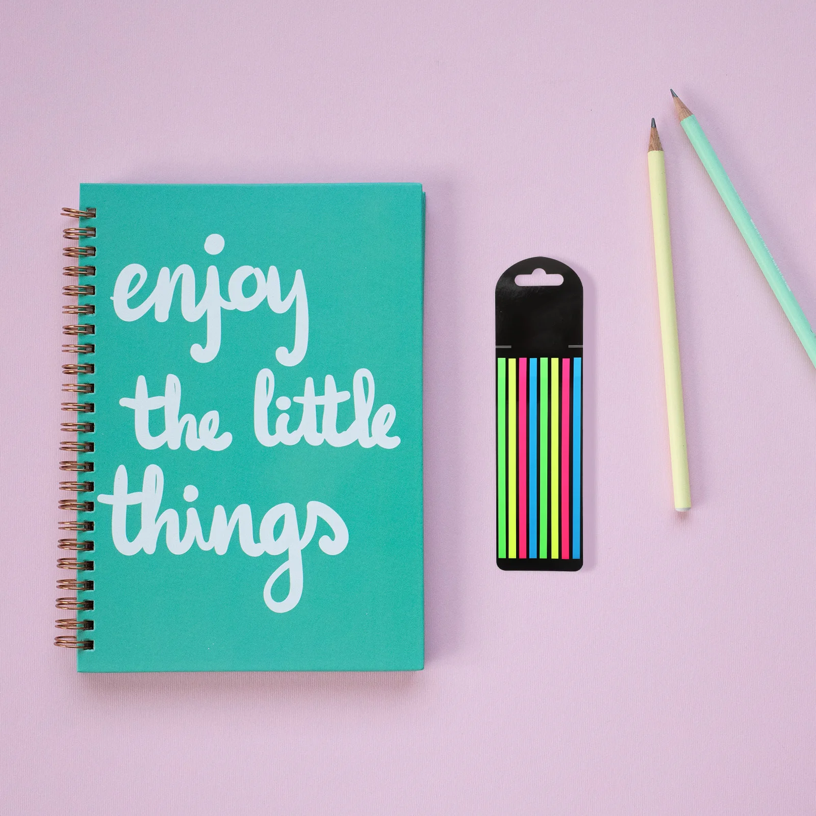 

2Pcs Professional Reading Strips Transparent Colorful Guided Markers Eyecatching Portable Book Accessories Page Marker