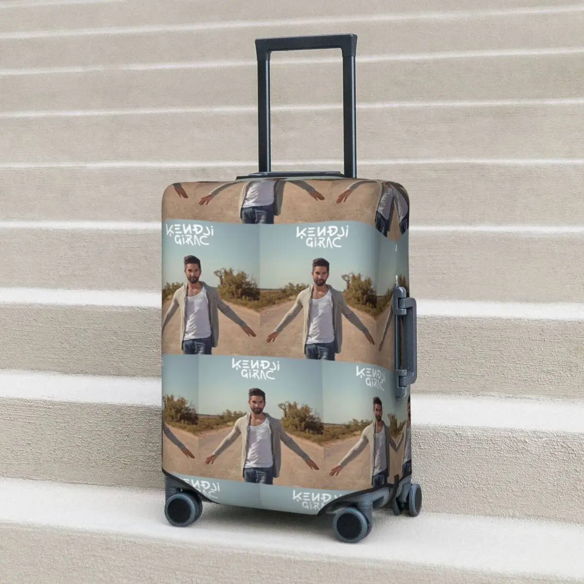 

Kendji Girac Suitcase Cover Protection Elastic Travel Luggage Protector Covers for 18-32 Inch