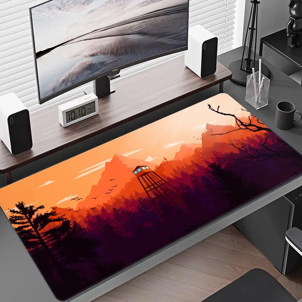 

Mouse Pad Gamer New Large Computer XL keyboard pad MousePads Deep Forest Firewatch Anime Soft Laptop Carpet Gamer Mice Pad 40x90