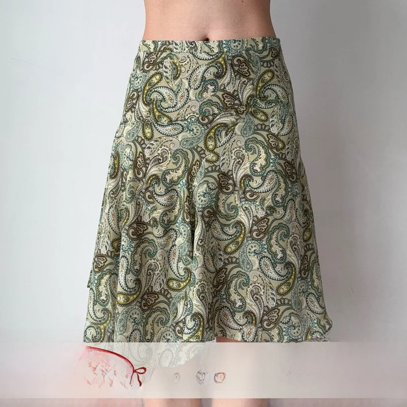 

Юбка Go Girl Go с принтом под орехи, асимметричным подолом, А-силуэта, женская, приталенная, расклешенная, из полиэстера, с принтом