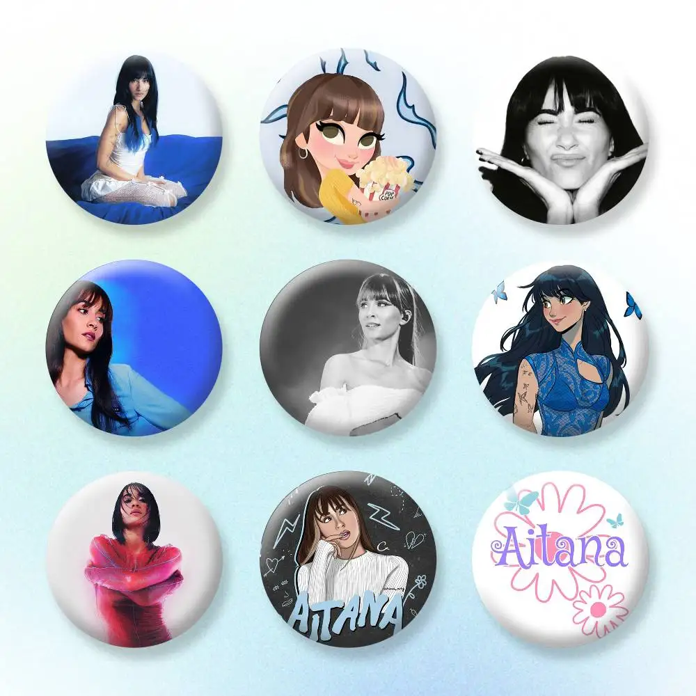 

A-Aitana Cuarto azul Badges Creative Tinplate Button PinsBrooch Badge Clothes Backpack