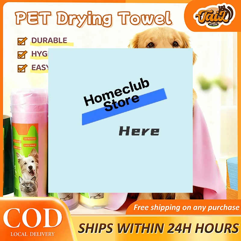 1PC Pet Dog Towel Suede Fabric Towel Pet Bath Absorbent Towel Pet Grooming Towel Soft Pet Towel【Homeclub】