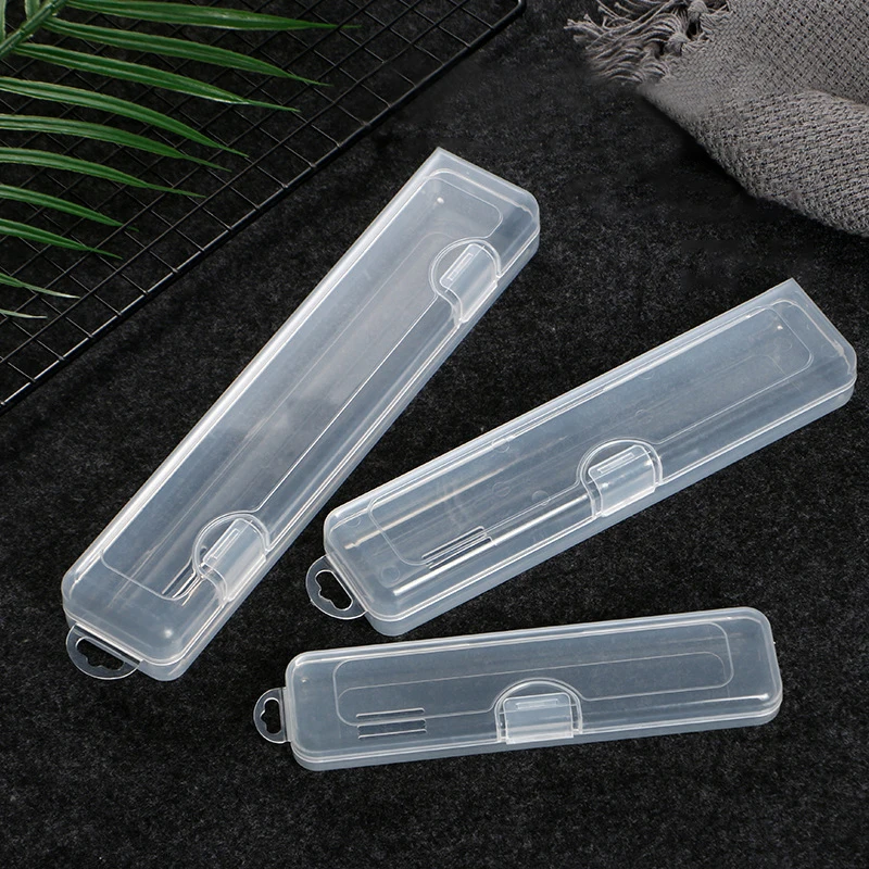 

Portable Transparent Makeup Brush Organizer Travel Toothbrush Case Makeup Brush Storage Holders with Lid