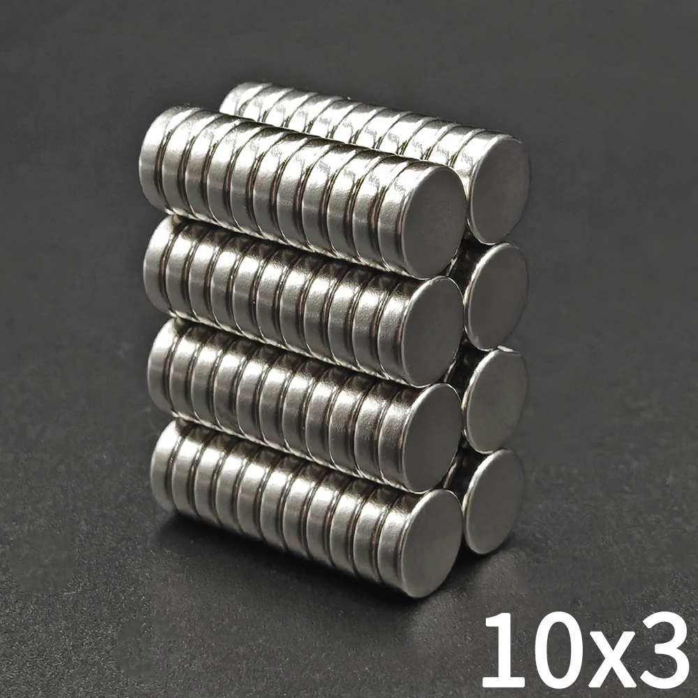 5-200Pcs 10x3 Neodymium Magnet 10mm x 3mm NdFeB Round Super Powerful Strong Permanent Magnetic imanes Disc for fridge 10*3 mm