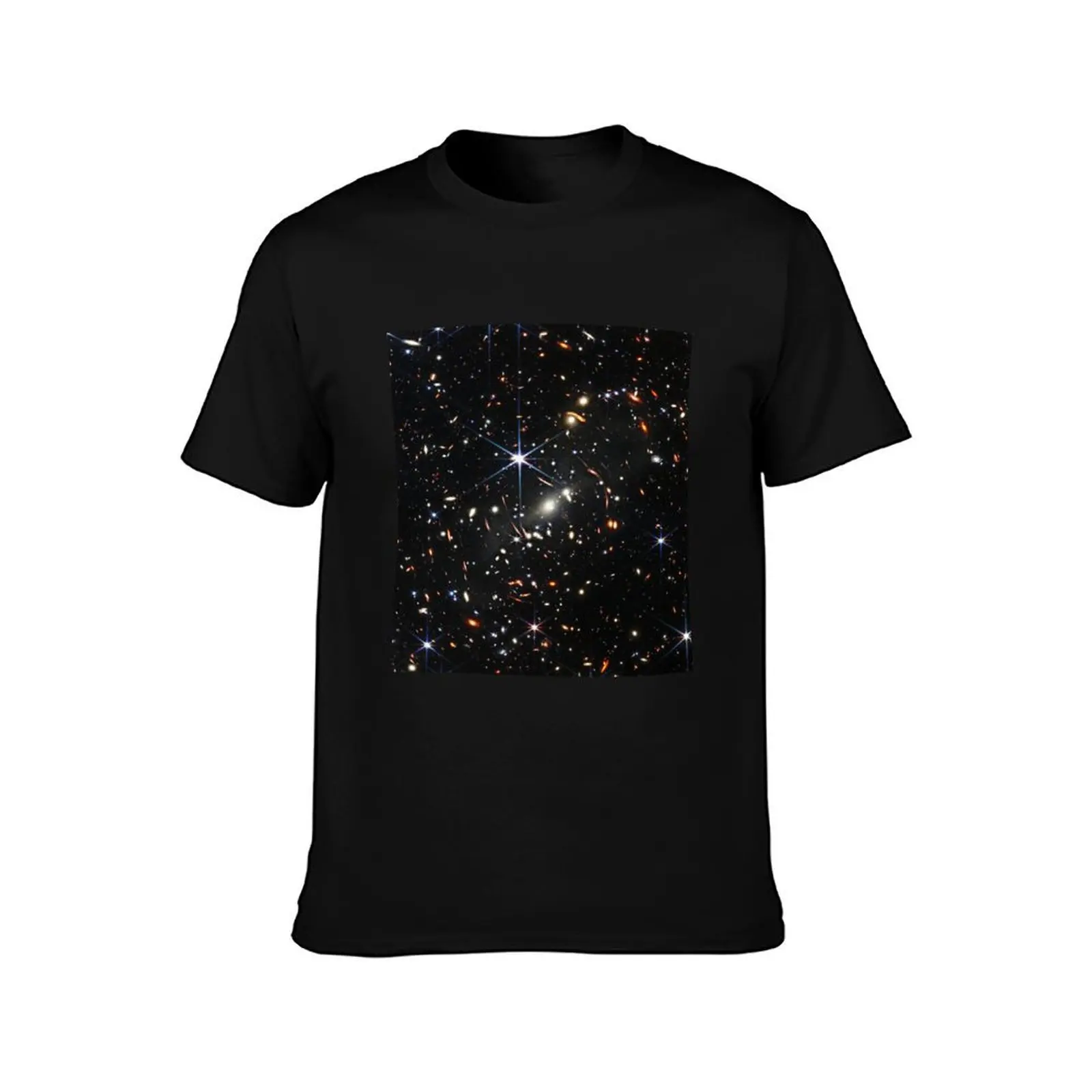 First image of James Webb space telescope T-Shirt Summer Casual Cotton Tee Oversized Streetwear Tops Vintage Graphic Print