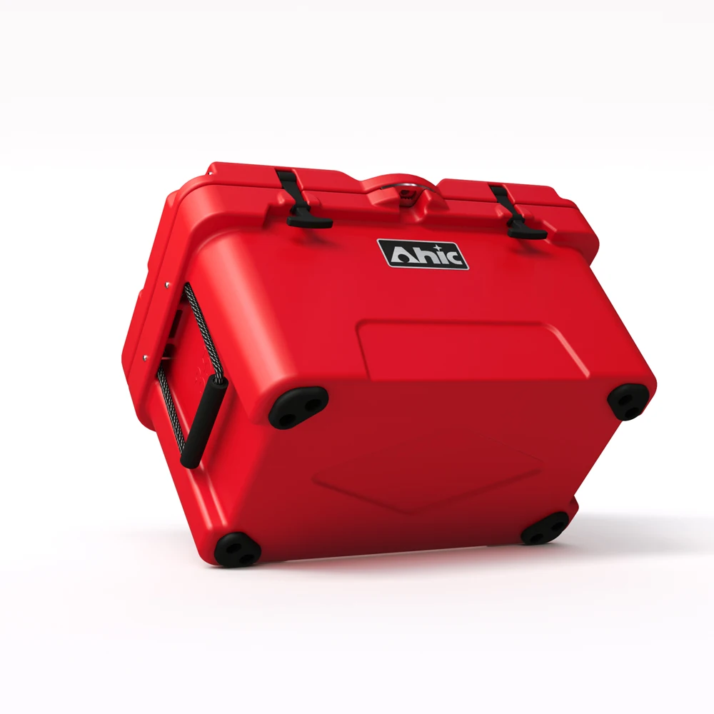Modern Portable 35QT PE Outdoor Sports Cooler Roto Box Portable Ice Chest for Camping with Thermal Feature and Letter Pattern view 5