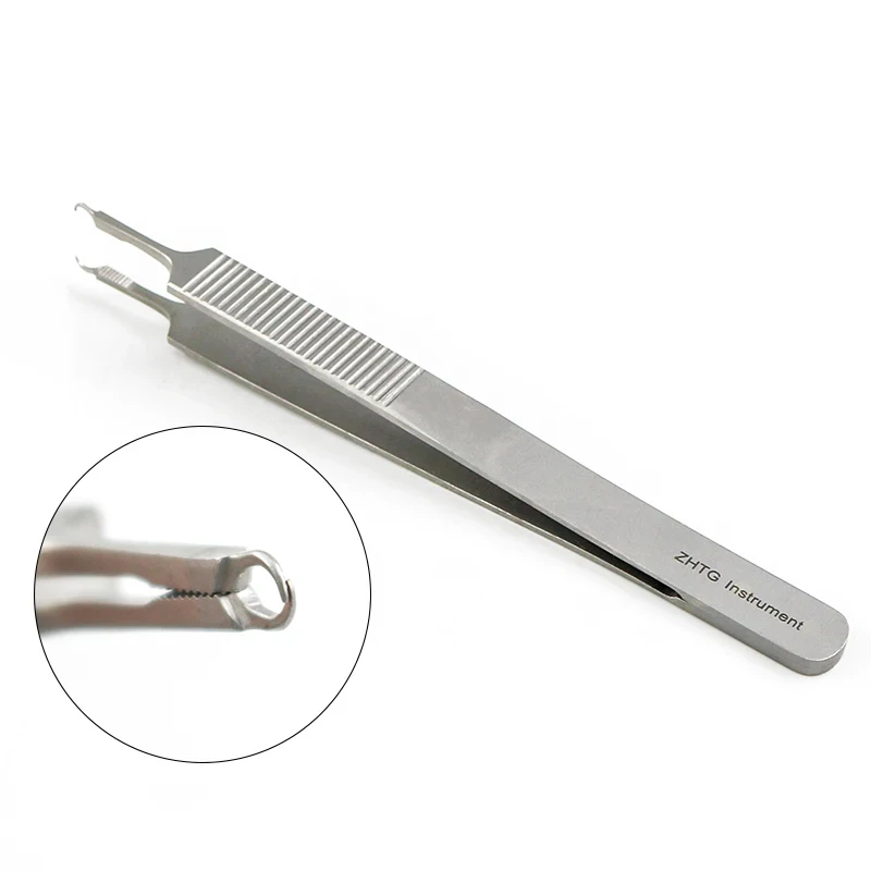 คีมเย็บผิวสแตนเลส คีมเย็บแผลเนื้อเยื่อผิวหนัง 13 ซม