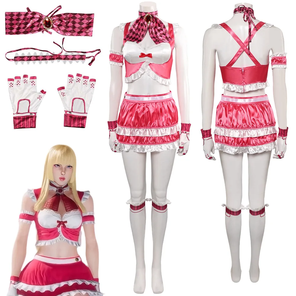 

Pretty Girl Lili Cosplay Fantasy Sexy Bikini Clothing Anime Game Tekken8 Costume Disguise Adult Women Roleplay Fantasia Outfit