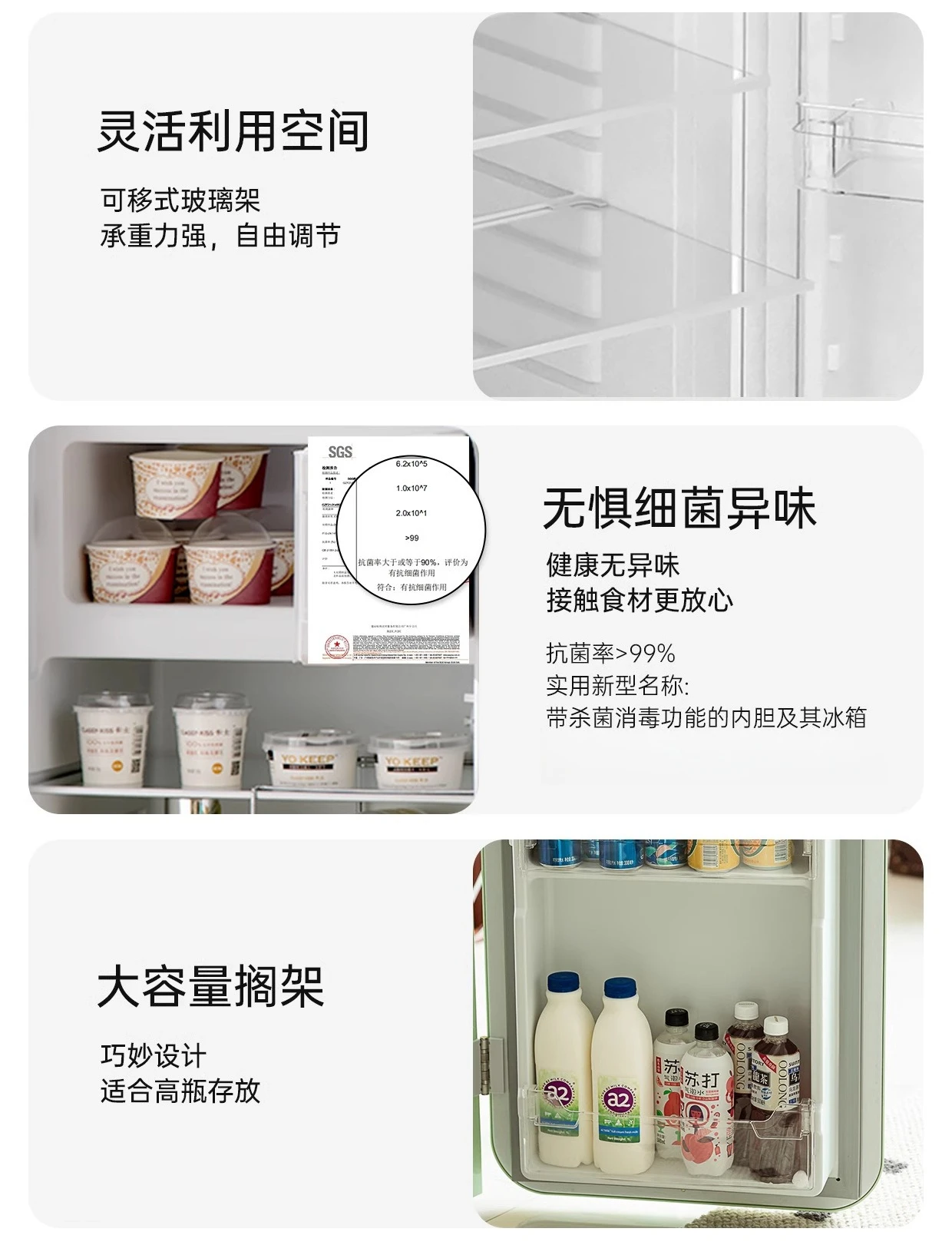 Rétro, réfrigérateur, vert, maison, bureau, congelé, réfrigéré, petit, mini, mignon