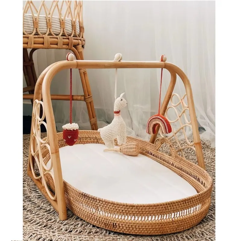 

Rattan baby gym, children's rattan furniture products, nursing products decoration