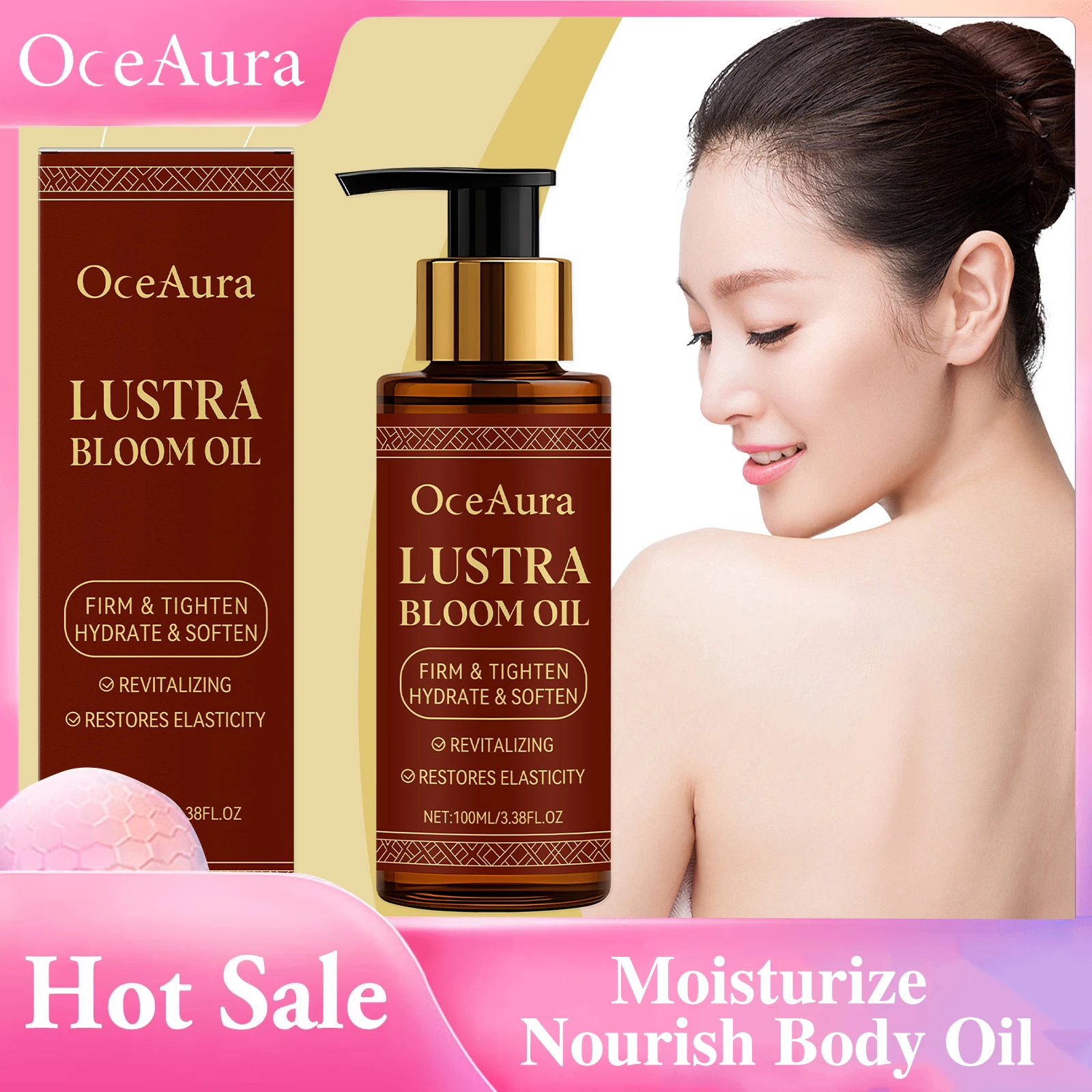 

Moisturize Nourish Body Oil Firming Smooth Tighten Soften Body Prevent Sagging Loose Enhace Elasticity Deep Hydration Body Oil