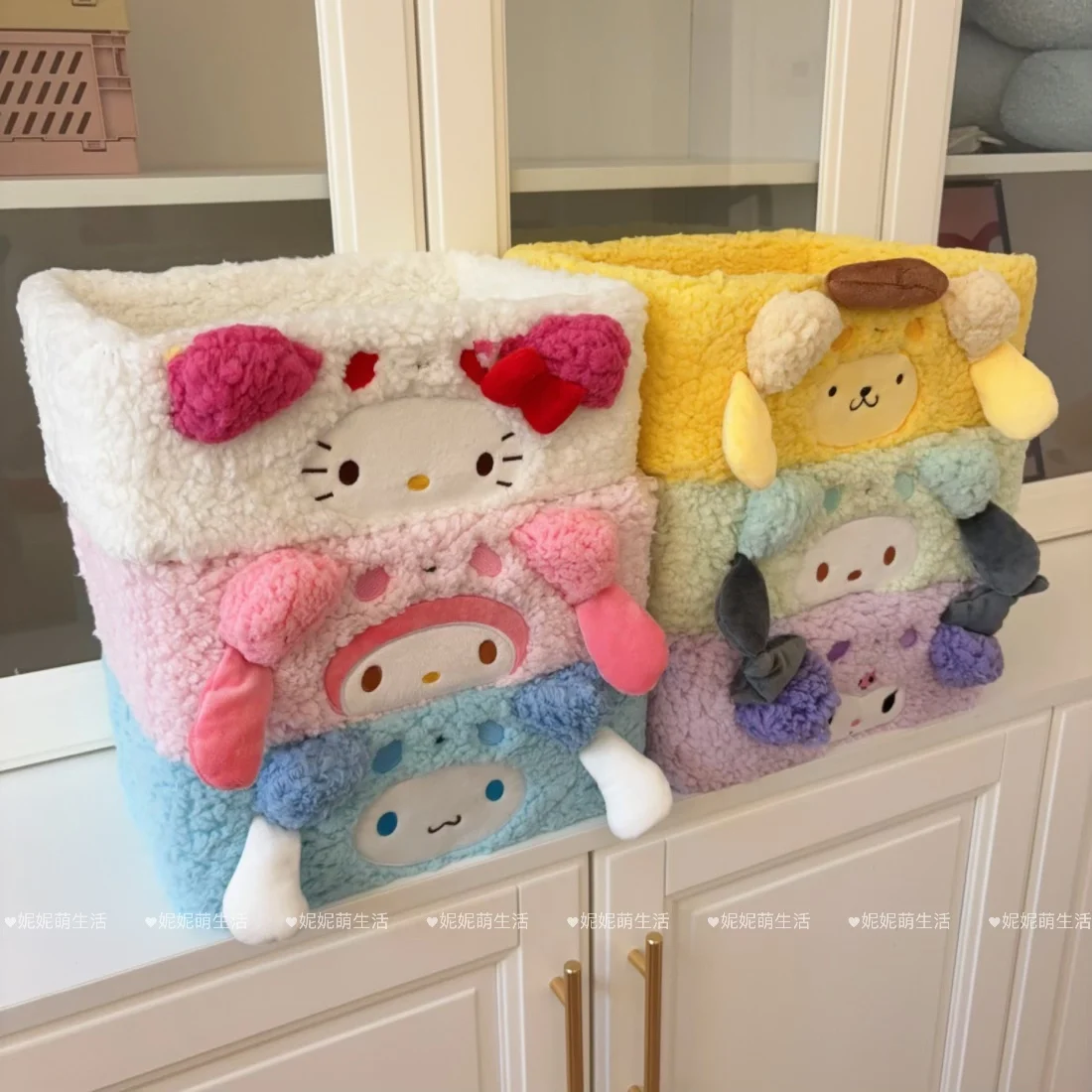 

Sanrio My Melody Sweet Piano настольная коробка для хранения косметики ювелирные изделия канцелярские принадлежности разные предметы плюшевая коробка для хранения подарок для девочки