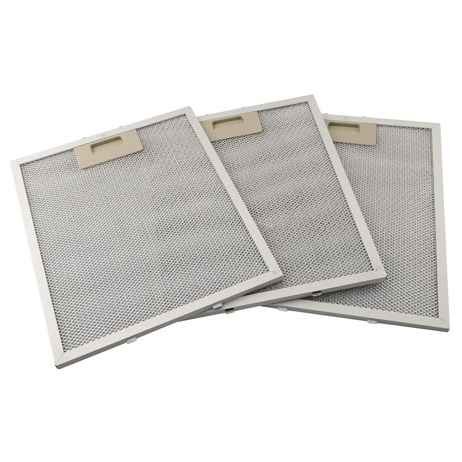 Aluminum Mesh Filters Grease Filters Kitchen Extractor Hoods Pack Of 3 Regular Replacement Kitchen Home Cooking