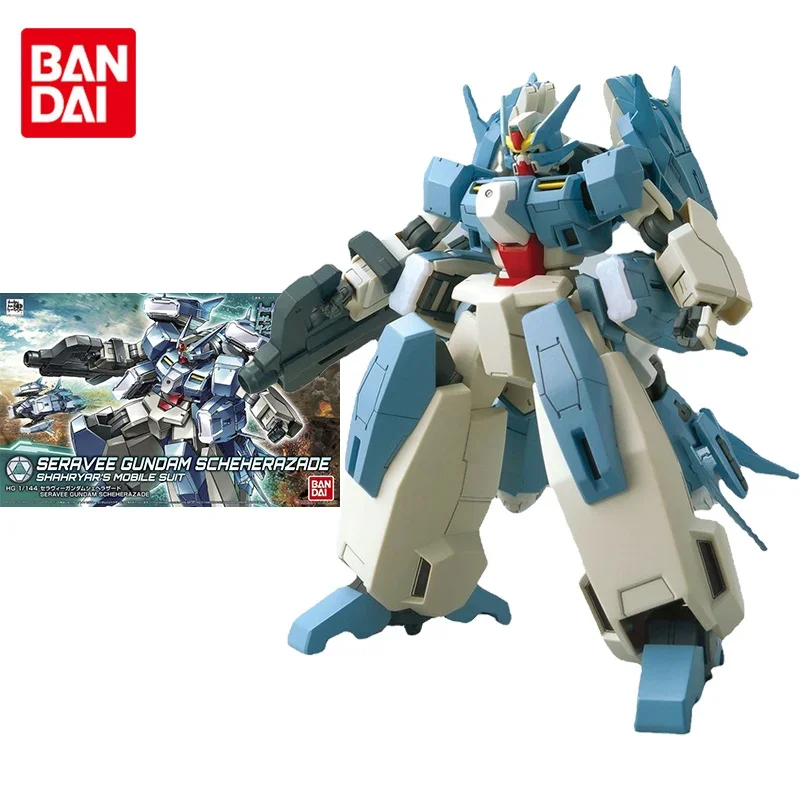 

Bandai Gundam Model Kit Anime Figure HGBD Seravee Gundam Scheherazade Genuine Gunpla Model Anime Action Figure Toys for Children