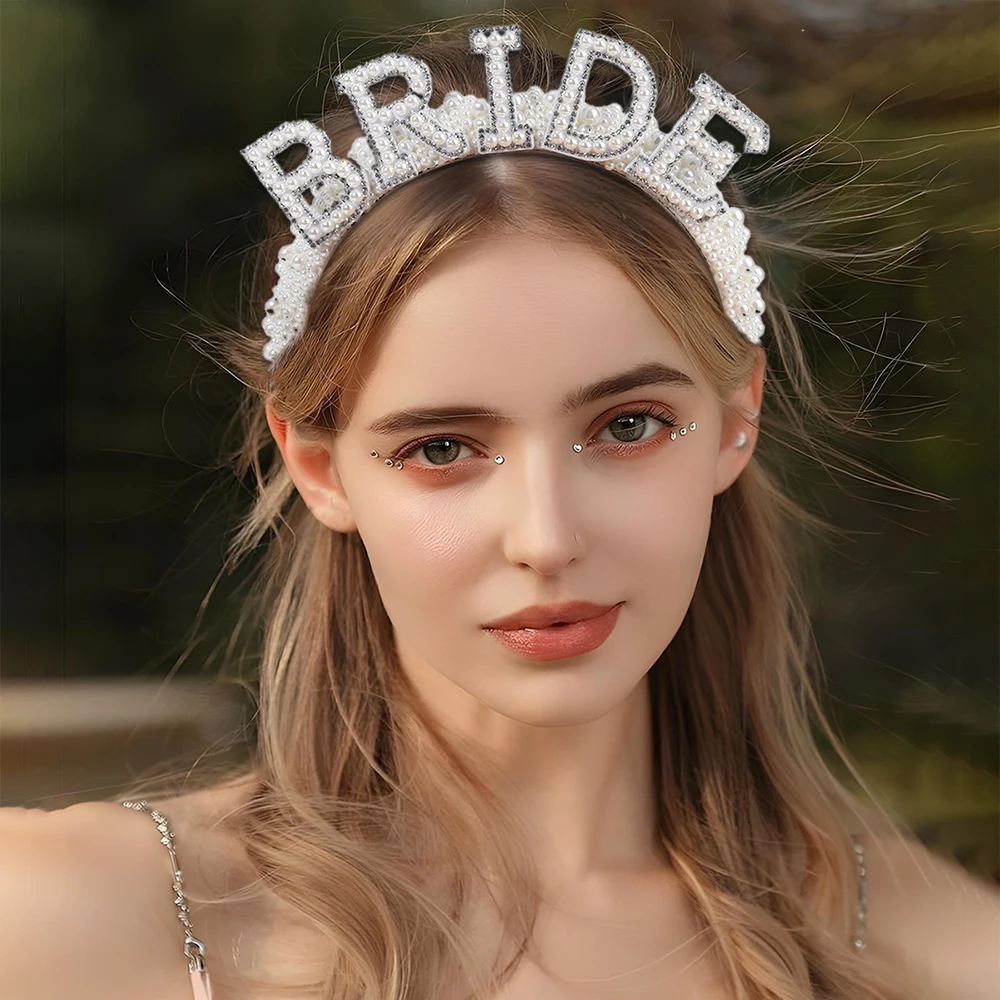 เพิร์ลแถบคาดศีรษะมงกุฎหรูหราลู - Wedding Supply List บทวิจารณ์และราคา