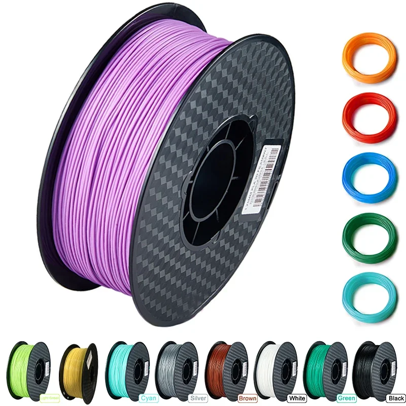 PLA Materal 3D Printer Filament 1.75mm 100g/250g Multiple Color 3D Pen Filament Solid Purple Blue Yeallow Black Transparent pla