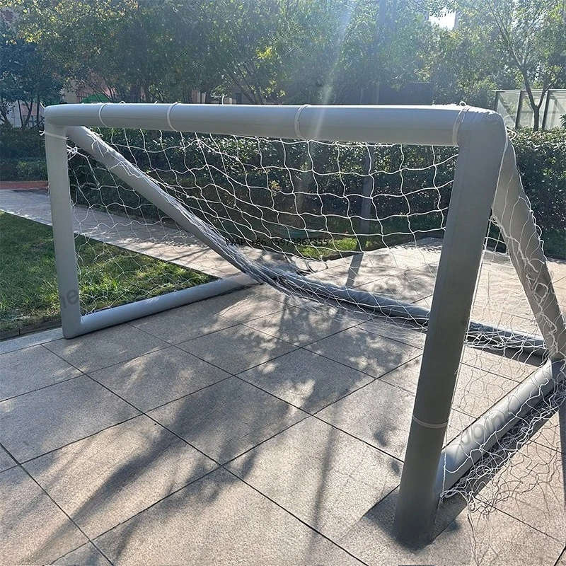 

Inflatable foldable mini football goal with net 250x200cm outdoor training goal