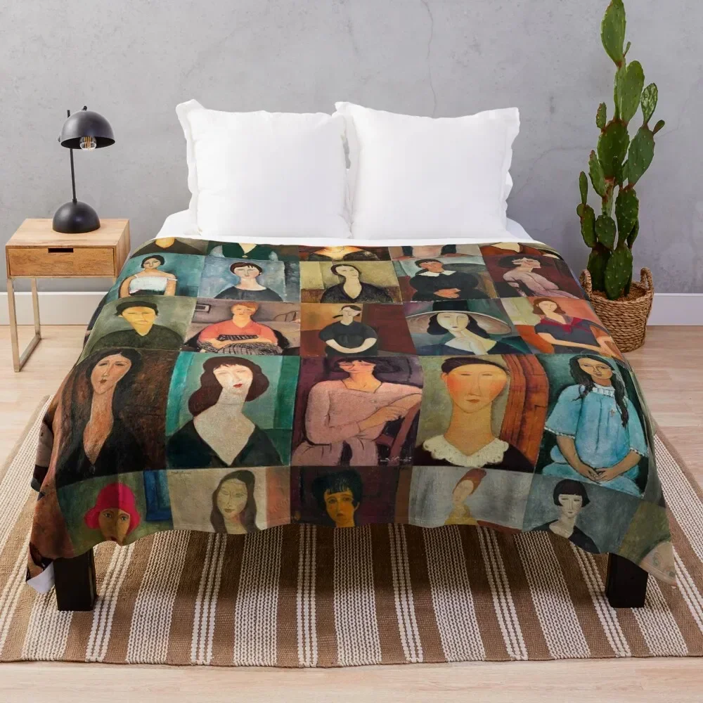 

Amadeo Modigliani Throw Blanket Bed covers Moving Camping Blankets