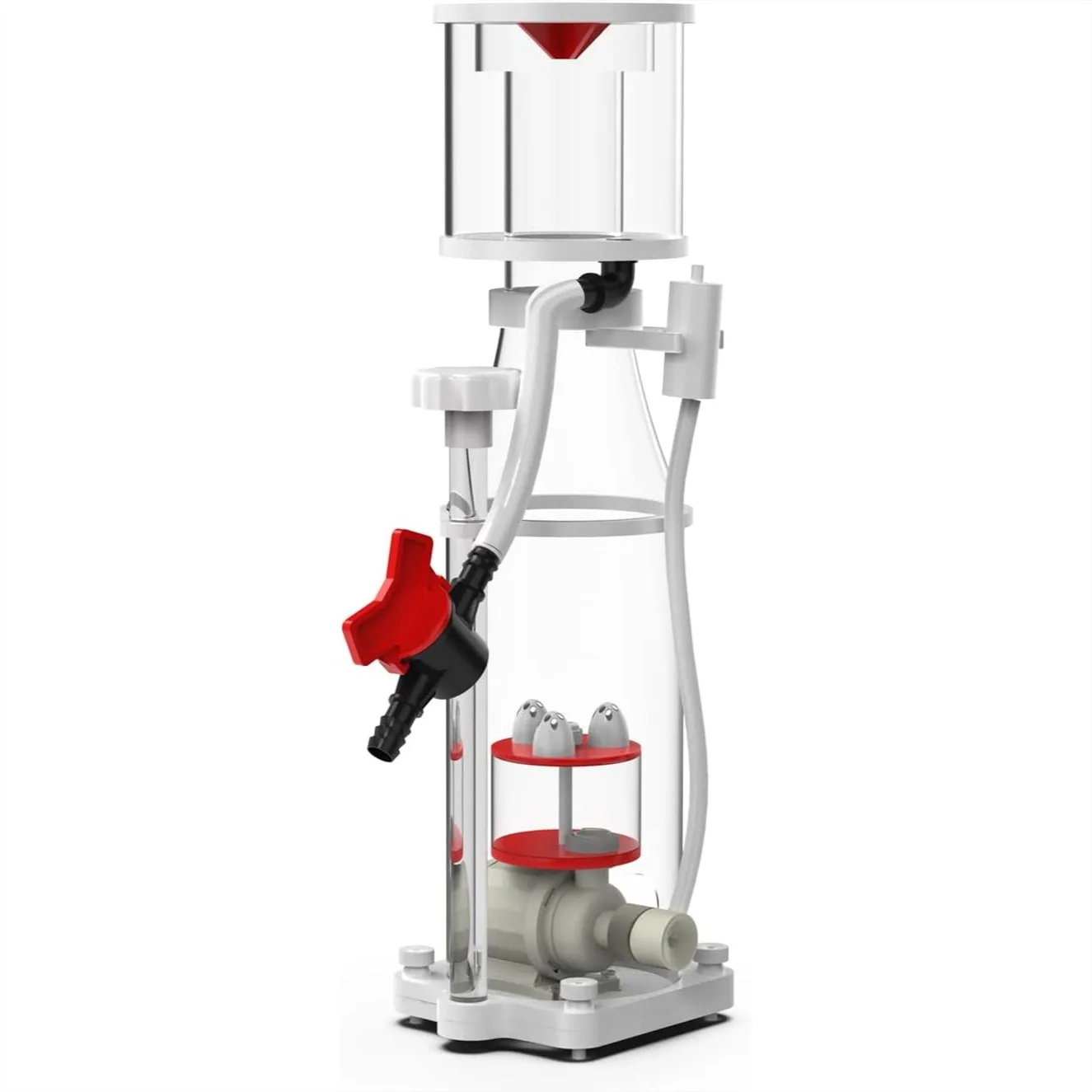 

Protein Skimmer for Aquarium, DC Pinwheel Pump for Up to 100 Gal Reef Tank, Compact in-Sump Design