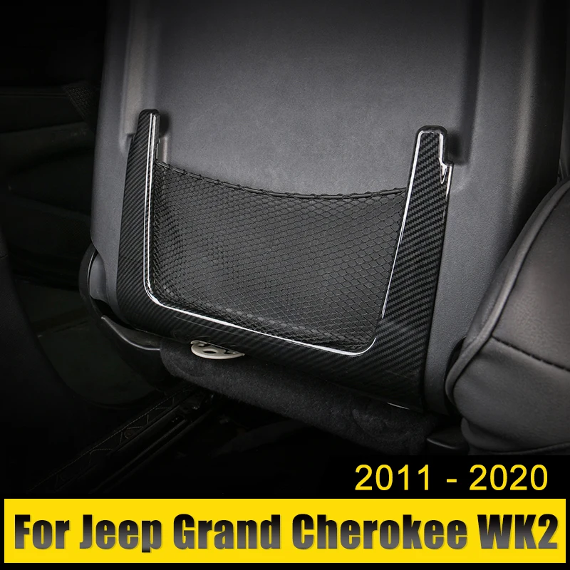 For Jeep Grand Cherokee WK2 2011 2012 2013 2014 2015 2016 2017 2018 2019 2020 Car Seat Back Anti-Scratch Pad Cover Trim Stickers