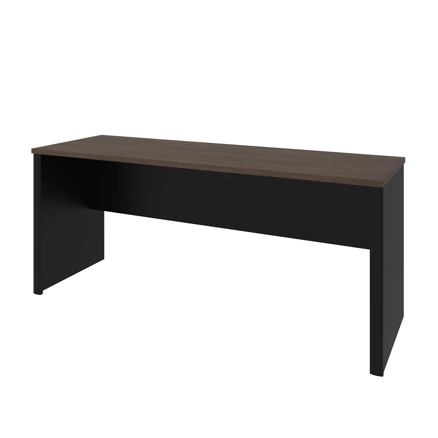 Narrow Desk Shell High-density Particle Board Work Surface Home Office 72W Antigua & Black, Customized