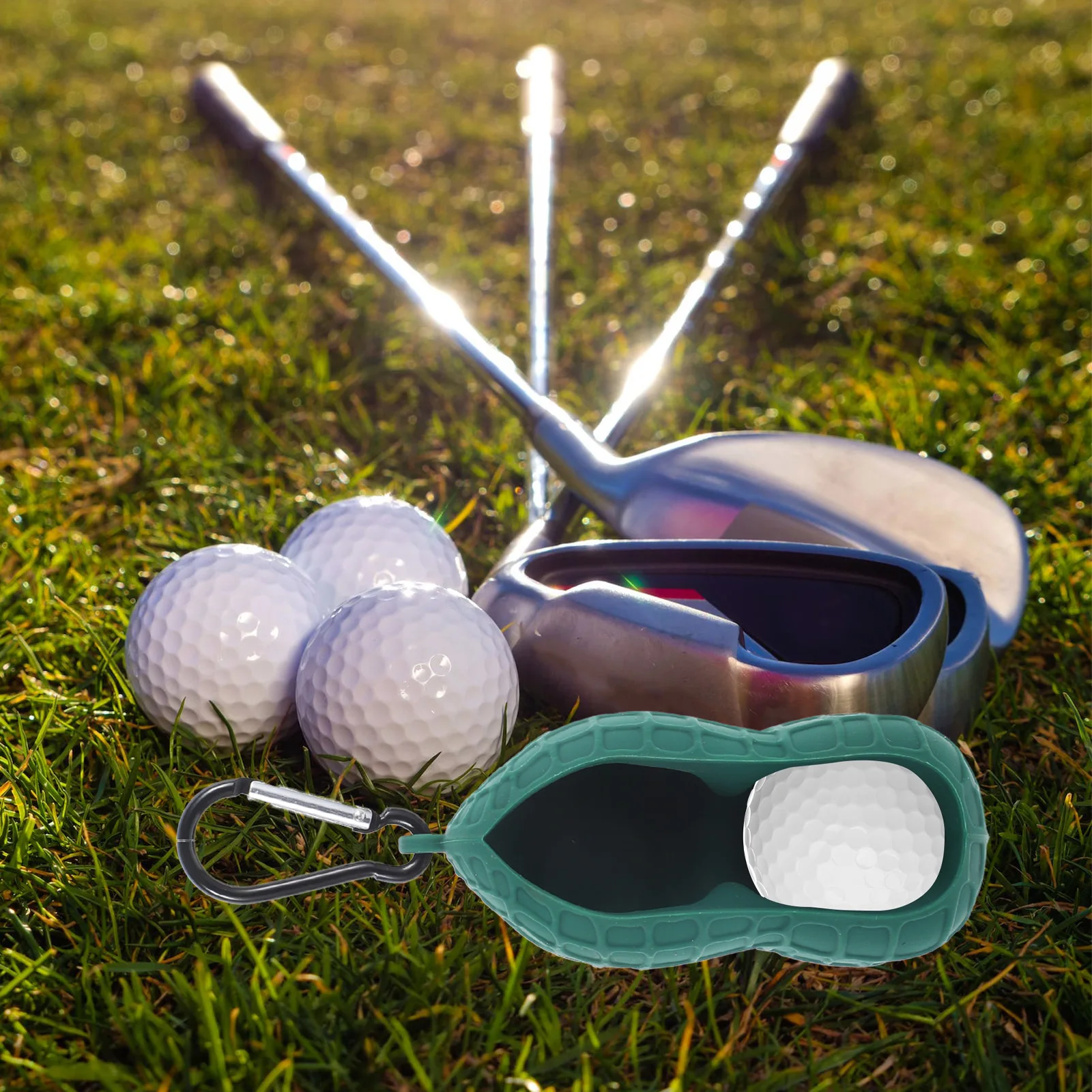 

Golf Ball Holder Silicone Portable Elastic Golf Ball Sleeve Wear-Resistant Non-Stick Easy Clean Golfing Accessory Outdoor