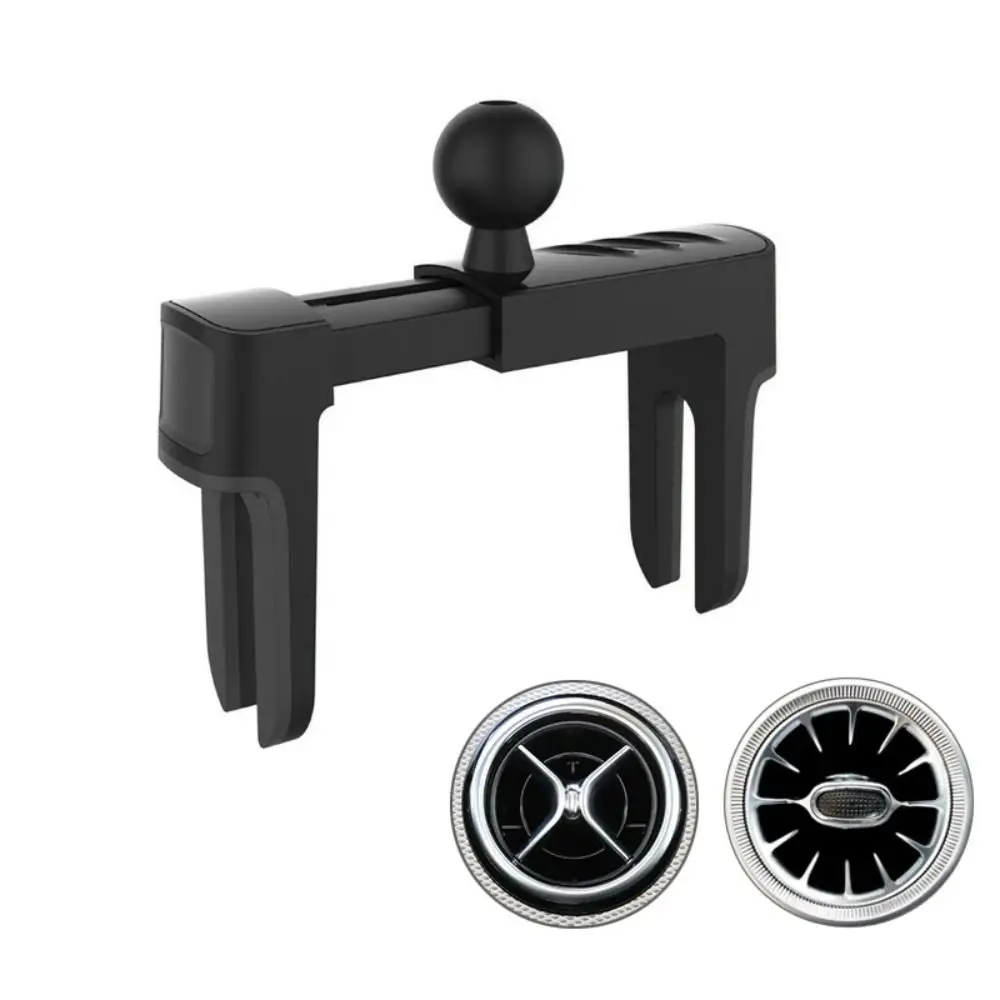 Bracket Car Phone Air Vent Clip Mount New Round Air Outlet Auto Car Phone Holder Stand Accessories 17mm Ball Head Base