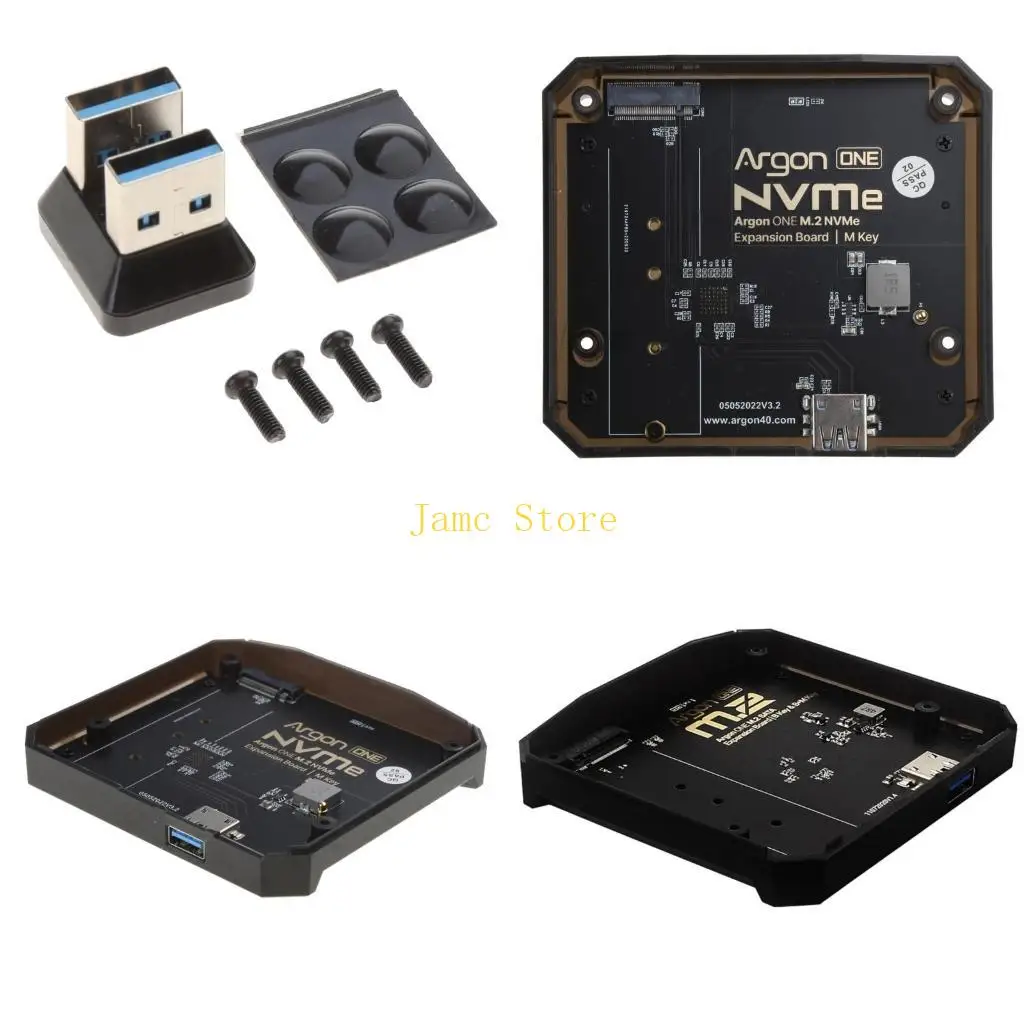 

Плата расширения SSD LX0B с USB3.0 на M.2 SSD, адаптер NVME для RaspberryPi 4 ModelB, база для чехлов Argon V2,