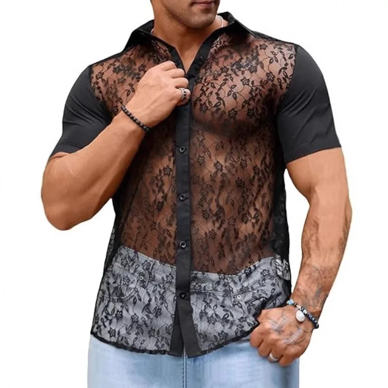 New Men's Shirt 70 Generation Disco Party Party
