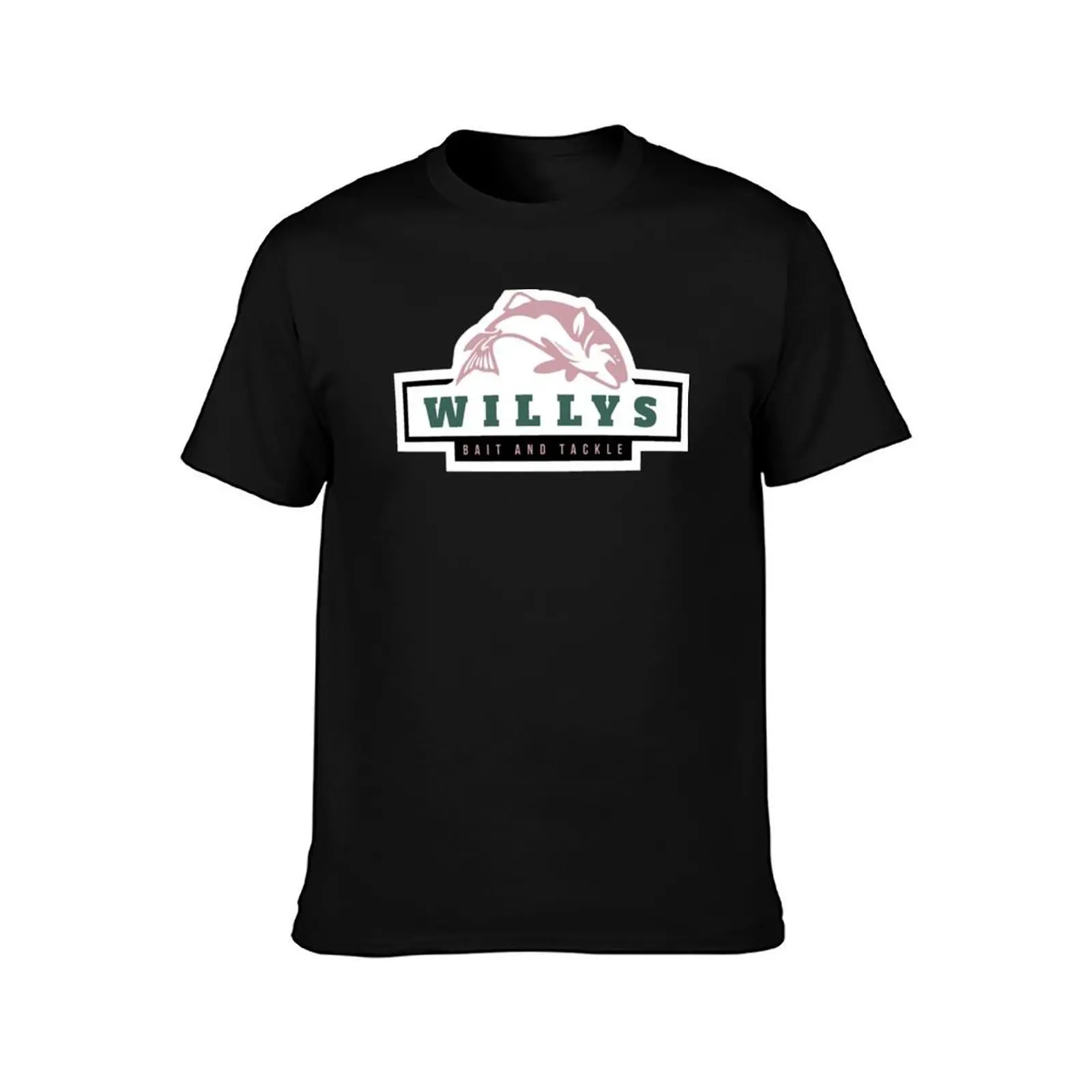 Willy_s Bait and Tackle Store- Stardew Valley inspired T-Shirt Stylish Print Short Sleeve Tee T-Shirt