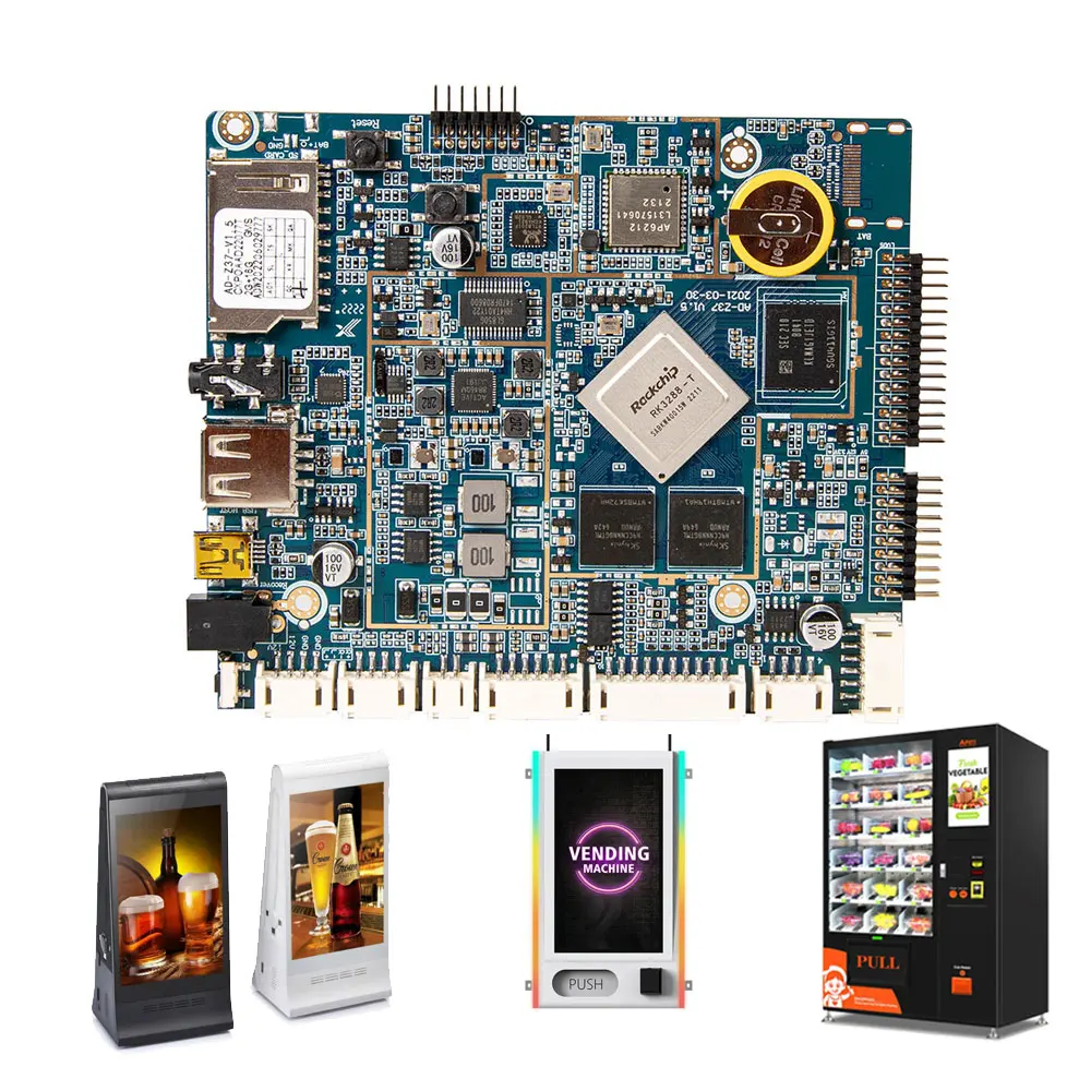 RK3288 High-performance Android Smart Embedded Controller Motherboard 4GB+16GB for Tablet Display