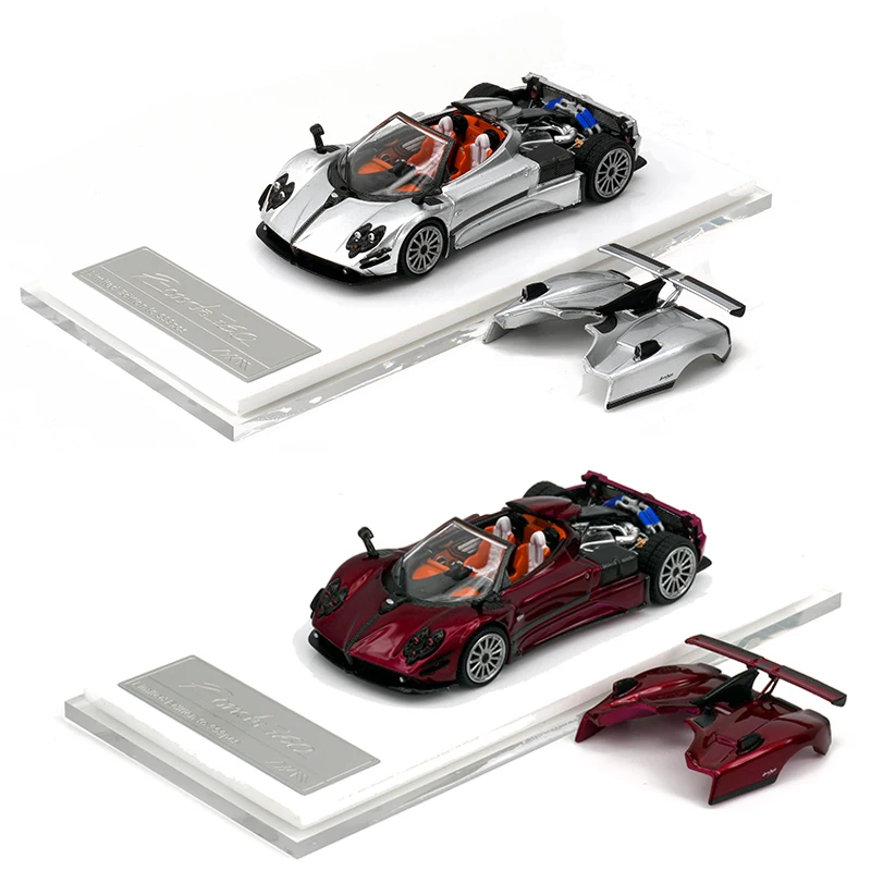 

HKM 1:64 Zonda 760 Roadster 2022 Diecast Diorama Car Model Collection Miniature Toys