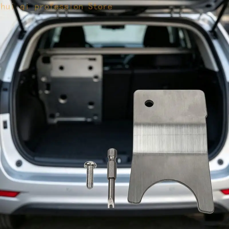 Anschraubbare Heckklappenschutzhalterung für Pickup 2024–2026, Metallscharnierbarriere für Parken, Arbeitseinsatz, Ausflüge – Detail 5