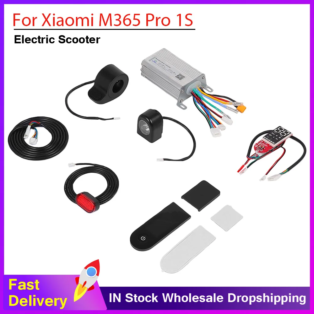 

DC36V 350W LED LENZOD Display Brushless Motor Controller Dashboard Accelerator Set for XiaoMi M365 1S Pro Electric Scooters Kit