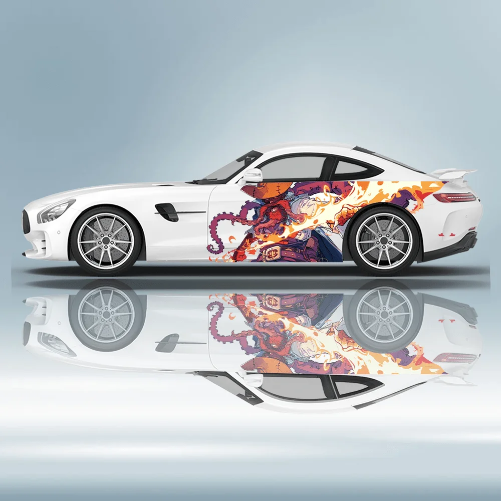 

Виниловые наклейки с изображением щупальца и капитана автомобиля, самоклеящаяся наклейка из ПВХ с защитой от царапин, подходит для грузовиков, внедорожников, декора, автоаксессуары