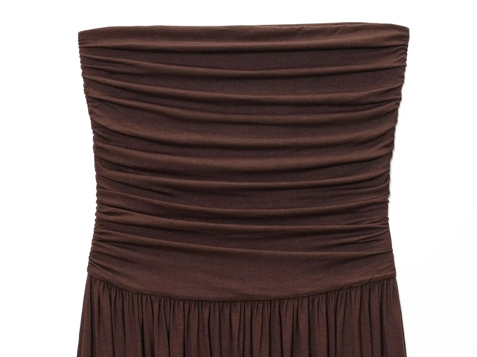 NOVEDAD DE VERANO 2025, productos, ropa de mujer, estilo festivo, Top de tubo empalmado, vestido plisado delgado