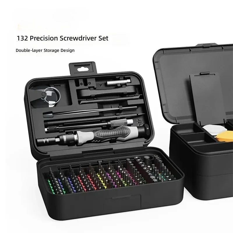 

132-in-1 Multifunctional Screwdriver Kit, Precision Manual Disassembly Tool Set with Complete Bits