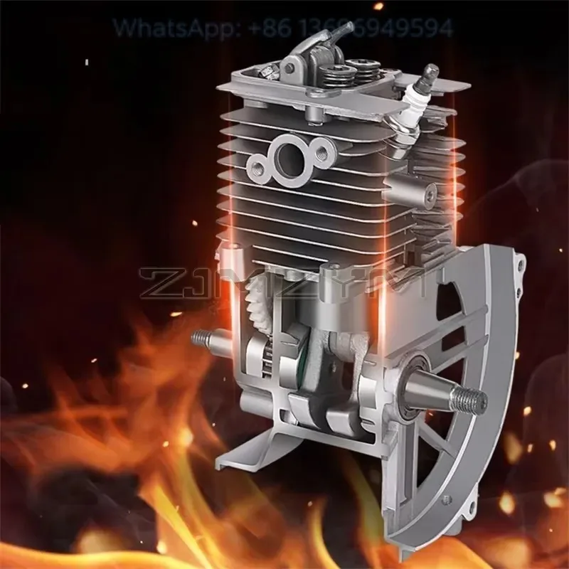 Four-stroke Backpack Lawn Mower Agricultural Grass Cutter Garden Tools High Power Engine Lawn Mower 0.9kw 7000r/min