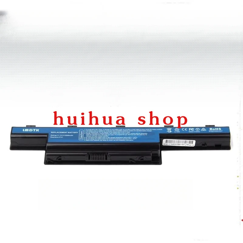 

New Laptop Battery for Acer Aspire 4741g 4750g 5750g 4743g 4752g 4738g AS10D31 V3-531g 5200mAh 48WH