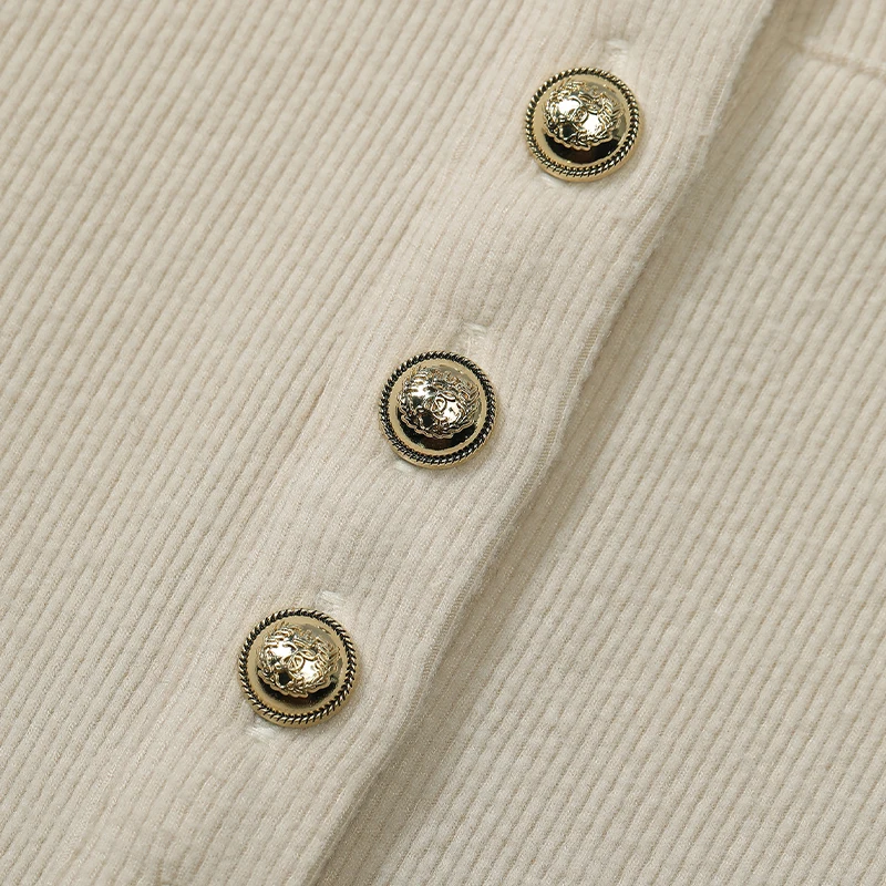 ELFSACK 2025 invierno nuevas llegadas Linda manga empalmada cuello redondo Camiseta de manga larga para mujer