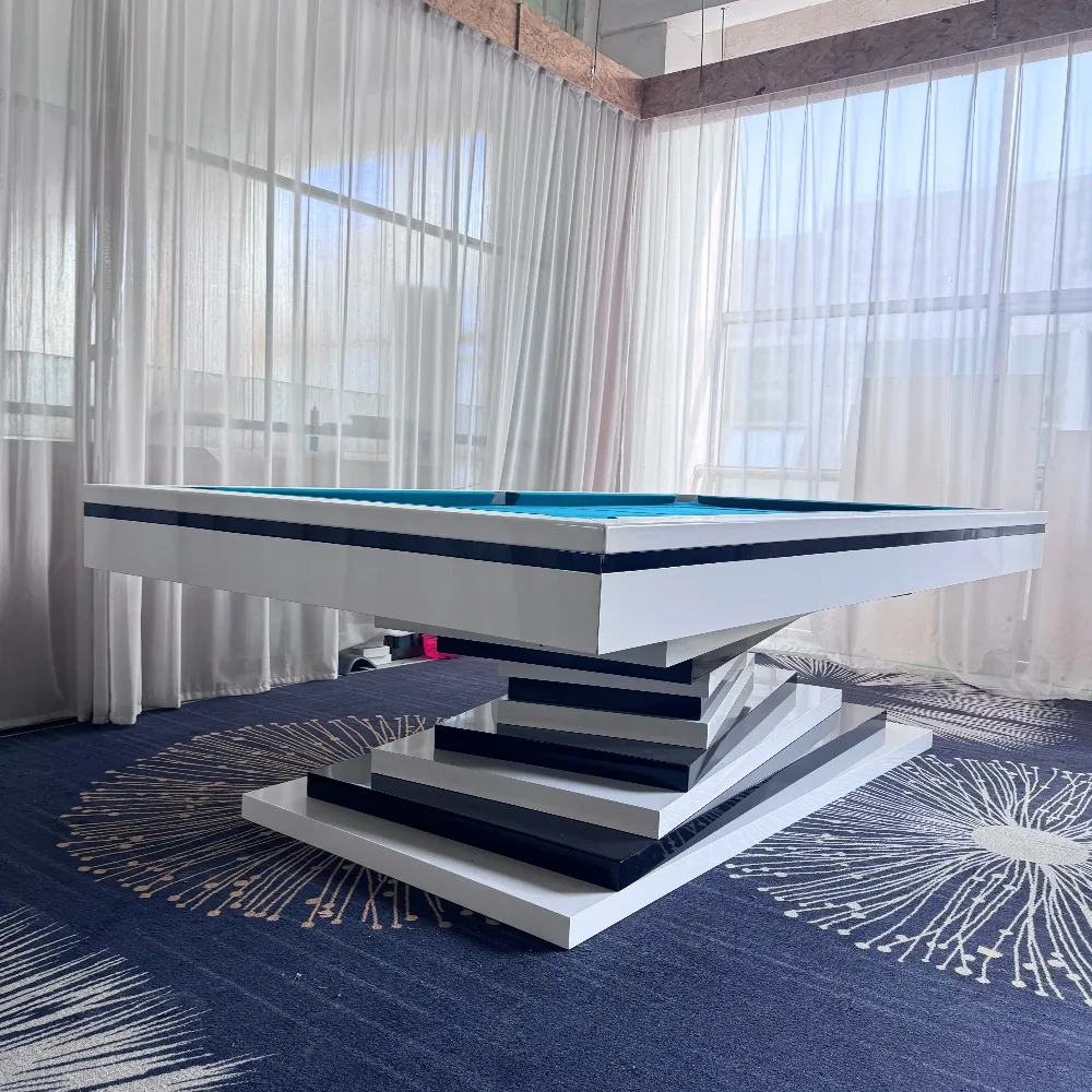 2024 New Design  Factory Billiards Modern Luxury Billiards Table 9ft 8ft 7ft Slate Pool Table