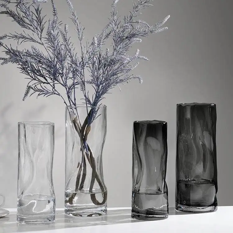 vase-a-fleurs-en-verre-artistique-creatif-pieces-decoratives-pour-salon-arrangement-de-roses-et-de-lys-decoration-douce-pour-hotel-et-salle-d'exposition