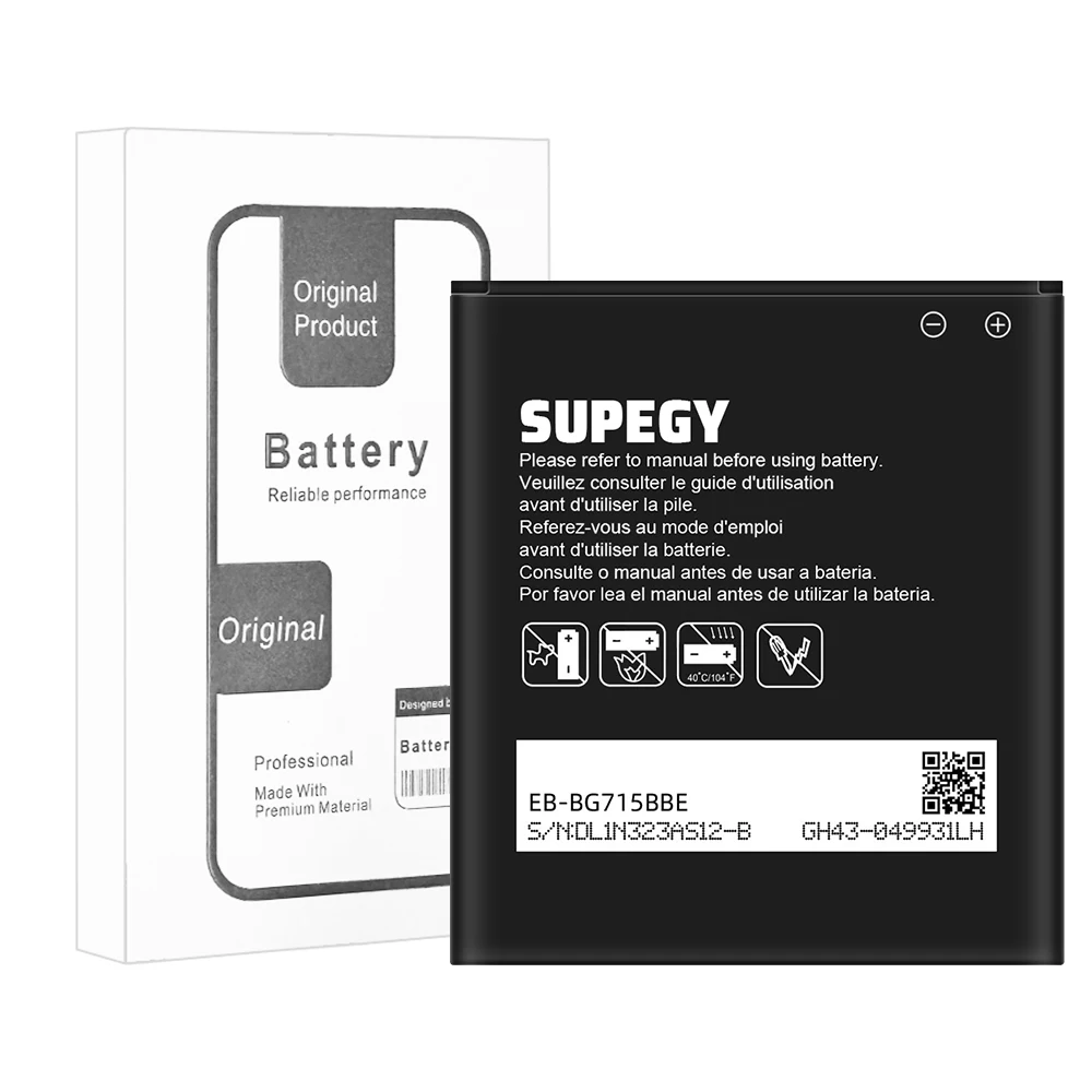 EB-BG715BBE Battery For Samsung Galaxy Xcover Pro G715 Xcover 6pro Repair Part  Capacity Tablet Batteries Bateria