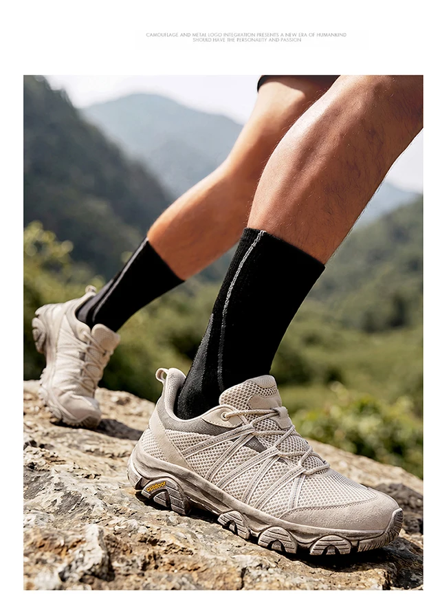 2026 Neue Große Größen Paar-Wanderschuhe Damen Herren Outdoor Freizeit-Sportschuhe Rutschfeste Atmungsaktive Trekking-Trail-Laufschuhe – Detail 5