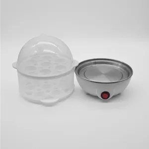 110V/220V多機能電気卵ボイラーシングルダブルレイヤーエッグクッカーミニスチーマー密猟者キッチンクッキングマシン 12ベストセールスフードスチーマー-7