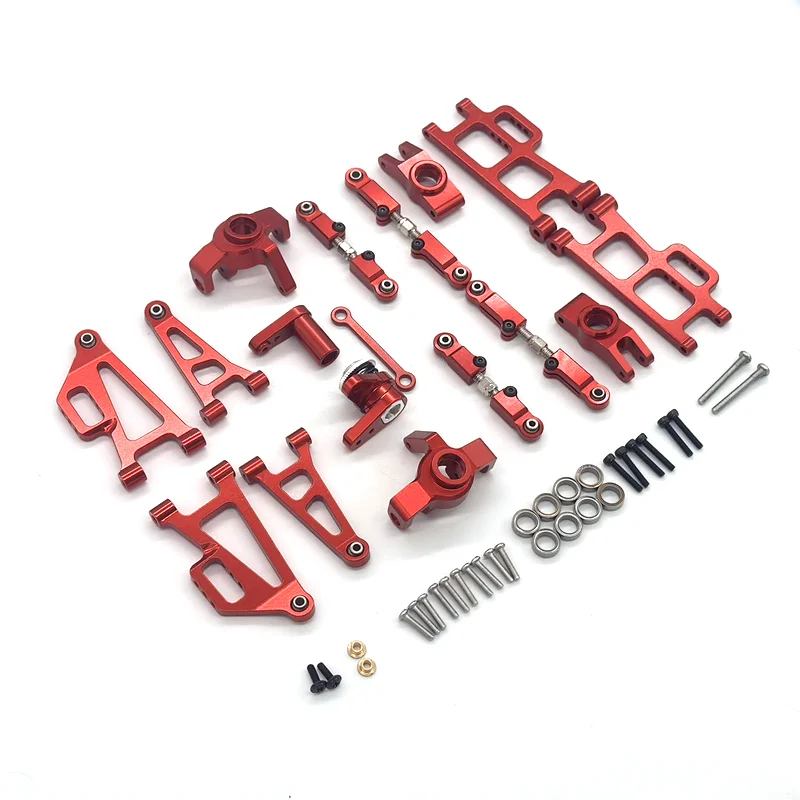 JXMJ Metal Accessories MJX Hyper Go 14207 14208 RC 1/14 Remote Control Vehicle Swing Arm Steering Cup Wearable 8-piece Set Parts
