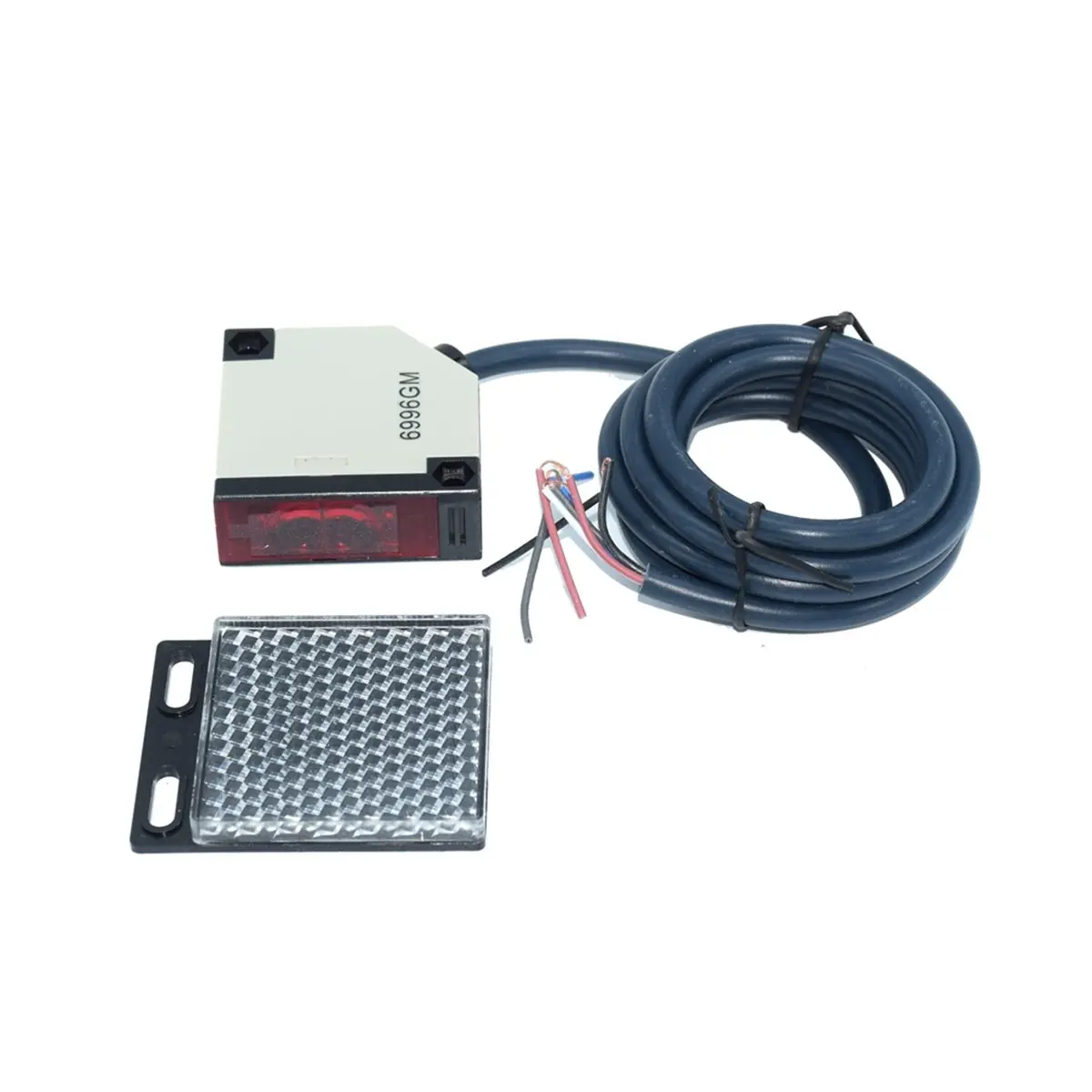 Best of 2026 DC12-24V Square Reflex Light Barrier Sensor E3JK-R4M1 Reflective Photoelectric Switch