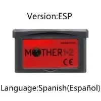 GBA Mother Series Game Cartridge1 2 3 USA/EUR/ESP/FRA Version Gray Red Shell for GBA/SP