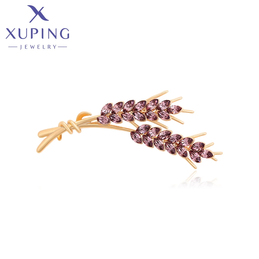 Xuping Jewelry Fashion Charm Winner Style Gold Color Crystal Brooches for Women Cloth Decoration  Girl Gift X000025752